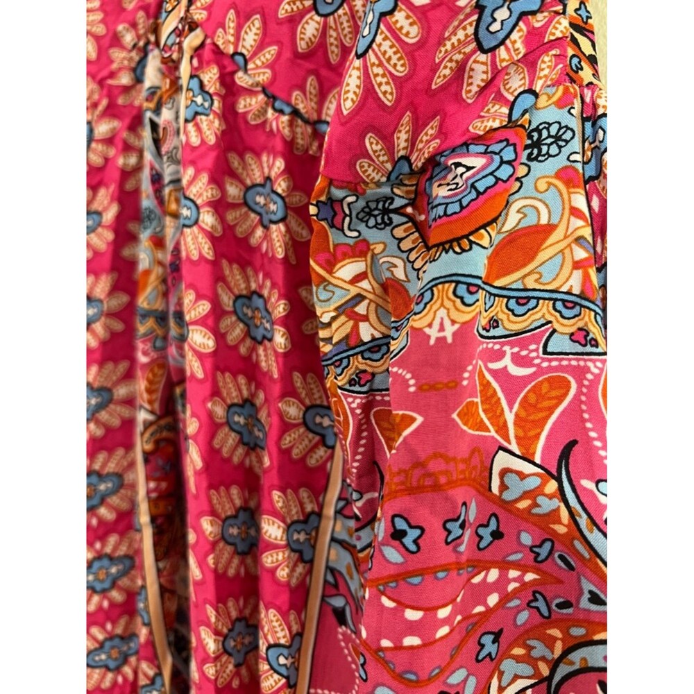 NWT L Cupshe Pink Paisley Floral Halter Dress